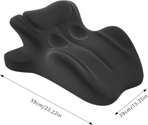 Sweet Spot Pillow, 27 Degree Angle Perfect Position Couple Pillow Enhance Experience, Sweet Love Nest Spark Wedge Cushion, Rebound Memory Foam Ergonomic Posture Support for All Postures (Black) — view 2