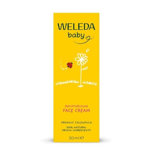 Weleda Baby Face Cream, Calendula Moisturiser, Moisturising Cream for Baby, Delicate Skin, Dermatologically Tested, Gentle Protection, Developed by Professionals, Lanolin, 50ml — view 2