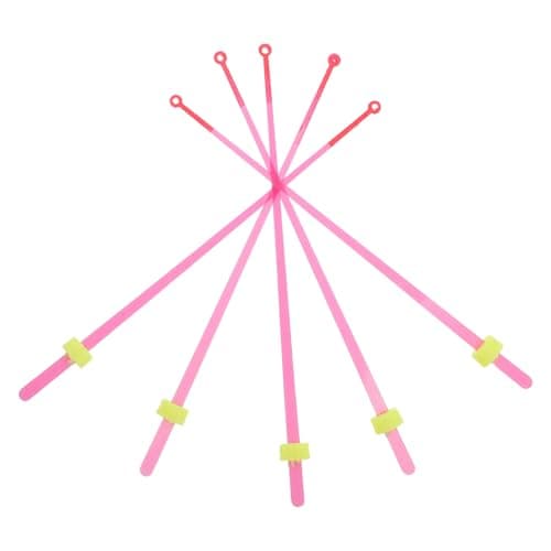 TOGEVAL 5pcs Ice Fishing Extension Rod for Winter Pike Fishing Travel Backpacking Accessories Lightweight Outdoor Freshwater Supplies Random Color