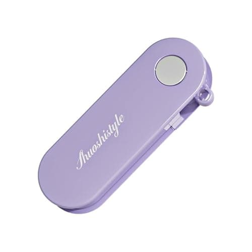 Household Folding Storage Paring Peeler, Portable Compact Size Kitchen Multi-Function Paring Knife Sharp Stainless Steel Blade Scraper Knife Suitable for Camping Picnics and Travel (Purple)