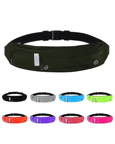 Waterfly Running Belt Bum Bag: Runner Marathon Jogging Men Women