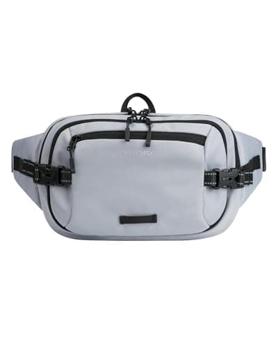 Waterfly 3L Large Bum Bag: RFID Blocking Anti-Theft Fanny Pack for Travel