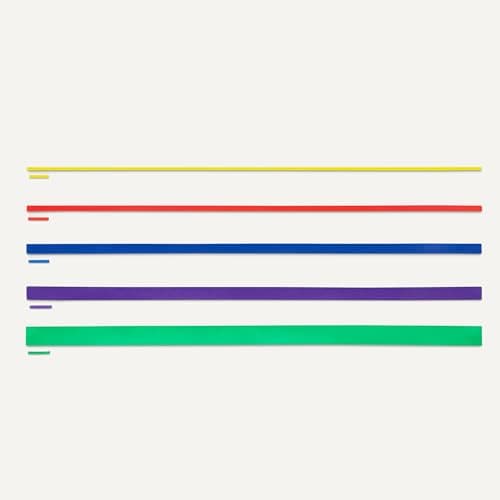 Amazon Basics Exercise Resistance Bands for Working Out, Set of 5 — view 5