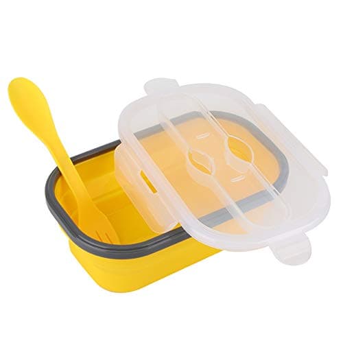 Rengue Silicone Folding Lunch Box 800ml, Food Container for Microwave and — view 4