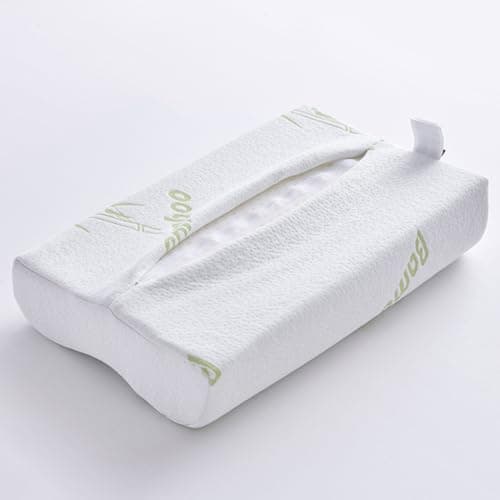 Neck Pillow Cover for Adults, Breathable Fibre White Ergonomic — view 4