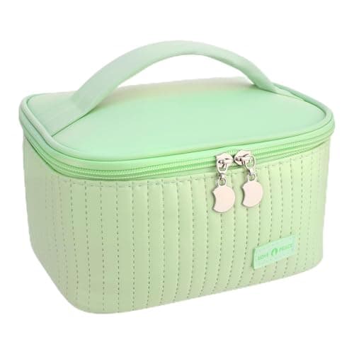 Bestomrogh Make up Bag, Large Capacity Travel Cosmetic Bag