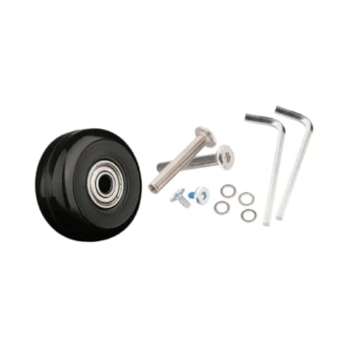 lmoikesz Luggage Spare Wheel Replacement Universal Wheel for Suitcase Strong Waterproof Practical Installation Repair Accessory Universal Suitcase Bag Part