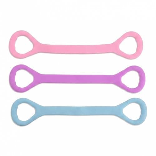 Merzio 3pcs Resistance Bands with Handles, Durable Elastic Exercise Bands for Women and Men, Stretch Bands for Arm Shoulder Back Chest Training, Home Gym Equipment for Pilates Yoga Physical Therapy