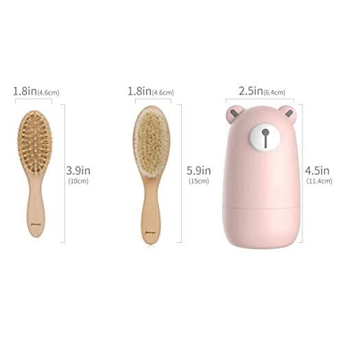 Baby Nail Clippers Set, Baby Nail Kit with Cute Case, Infant Manicure and Pedicure Health Grooming Care Can for Newborn, Kids and New Parents As Shower Gifts (Light Pink) — view 2