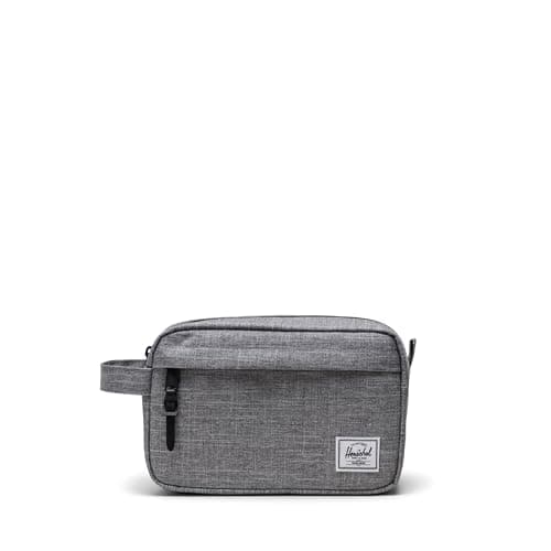 Herschel Supply Co. Chapter Travel Kit, Raven Crosshatch, Standard-5L, Raven Crosshatch, Standard - 5L, Chapter Travel Kit