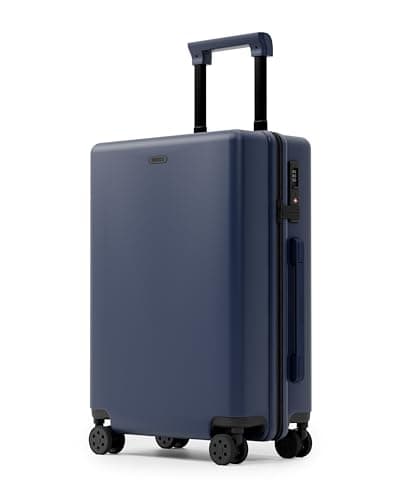 PASTELS® Cabin Suitcase – 100% Polycarbonate Carry On Luggage | 55x37x20 | Lightweight Hard Shell with 4 Spinner Wheels & TSA Locks | Fits Ryanair, EasyJet, Jet2 (Pacific Blue, Cabin - 55 x 37 x 20cm)