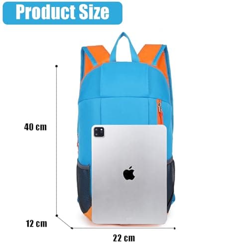 KANGSIT Small Hiking Backpack 10L, Sky Blue — view 2