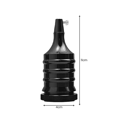 Light Bulb Holder Lamp Bases Screw Cap Wall Adapter Converter Socket Ceiling Pendant E27 Fitting Fixing DIY Lighting Accessory Parts for Home, Cafe, Bar,Shop (Rose Gold) — view 6