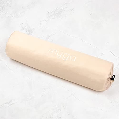 Myga Yoga Mat Bag - Compact Carry Bag for Yoga, Pilates, Fitness & Exercise Mat with Adjustable Strap for Women & Men - Lightweight Waterproof Travel Bag for Home Gym and Studio - Beige — view 4