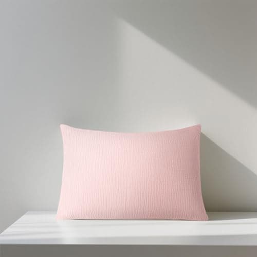 2 Pcs Toddler Pillow Cases Cotton Muslin Soft Breathable — view 6