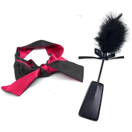 mini kitty sleep masks (Feather Tickler+Eye Mask, One Size)