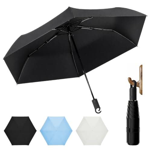 Moorrlii UV Umbrella for Sun Protection SPF 50+, Compact Windproof Umbrella