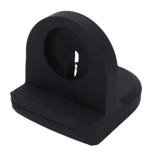 AMONIDA Fast Magnetic Watch Charging Stand, 74 Viewing Angle Dock, Type C Portable Travel Charger with Non Slip Design, Ideal for Kids & Smartwatches (Black) — view 4