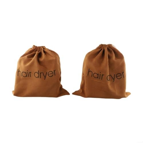 Foldable Hair Dryer Pouch for Suitcase Gym Bag Organiser(Brown)