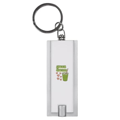 Azeeda 'Green Dream Matcha' LED Keyring Torch (KT00051820)