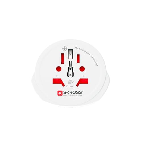 SKROSS 1500220 Country Travel Adapter - World to UK - White — view 2