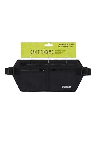 American Tourister – RFID Money Belt for Women and Men, Safe & Compact, Wearable Under Clothing, for Cash, Cards, Tickets & Passport, Black — view 5