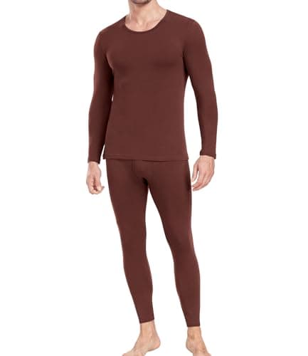 wirarpa Men's Thermal Underwear Set Cotton Long Johns Base Layer 2XL
