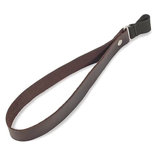 Asterom Handmade Leather Cane Strap - Stylish Wrist Strap for Canes and Walking Sticks, Brown, 1 Count (Pack of 1) — view 3