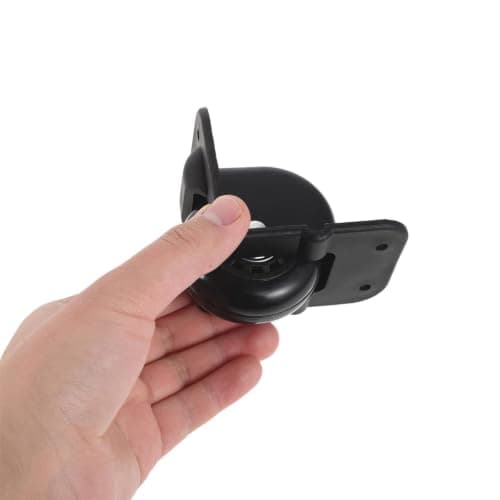 TOYANDONA Luggage Wheels Repair Pair with 360 Degree Swivel Locking Black — view 4