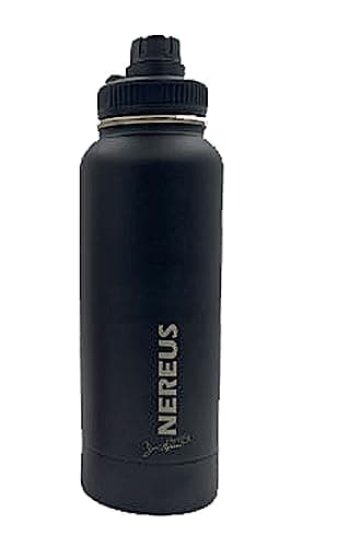 NEREUS Water Bottle with Hidden/Secret Compartment - Thermal Lined for hot and Cold Drinks (Black) — view 3