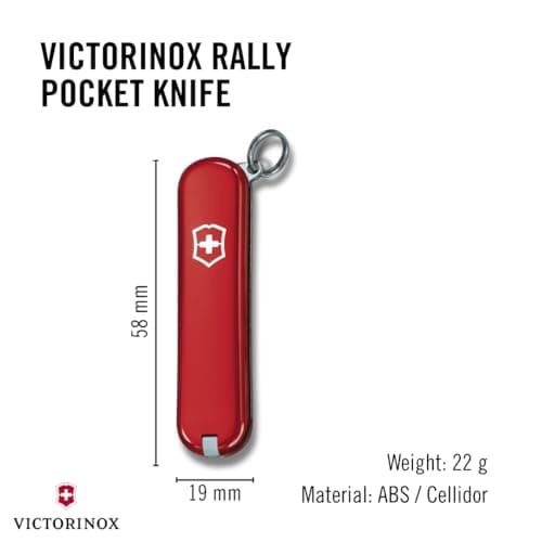 Victorinox Rally Swiss Army Knife - Multitool with 9 Functions - Red — view 3
