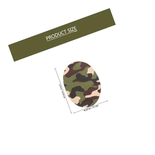 10pcs Camouflage Clothing Repair Patches for Sewing and Iron-on — view 2