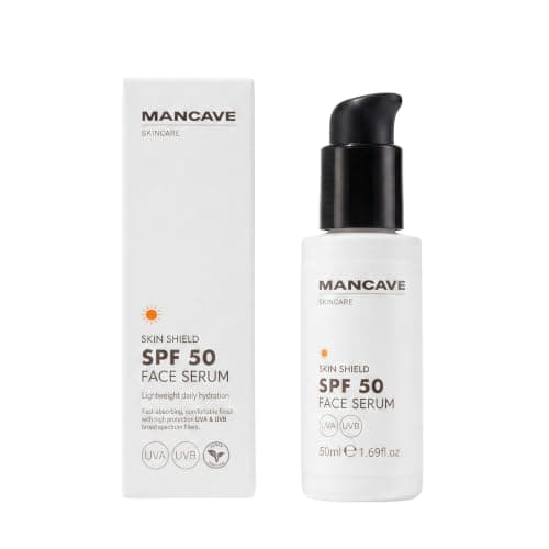 ManCave SPF 50 Anti-Ageing Moisturiser 50ml, Mens Face Moisturiser