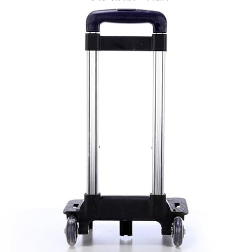 Student's Luggage Travel Hand Trolley Aluminium Alloy Backpack 2 Wheels Foldable Cart for School Bags — view 3