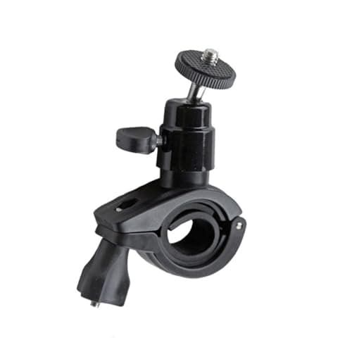 XiXiYang Universal 1/4" Aluminium Alloy Camera Mount for Motorcycle/Bike - 360° Rotatable Action Cam Holder with Quick Release,Handlebar Clamp for Motorbike Motorbikes Motorcycles