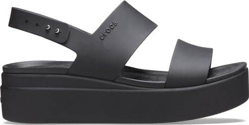 Crocs Women's Brooklyn Women Low Wedge W Clog, Black, 6 UK — view 5