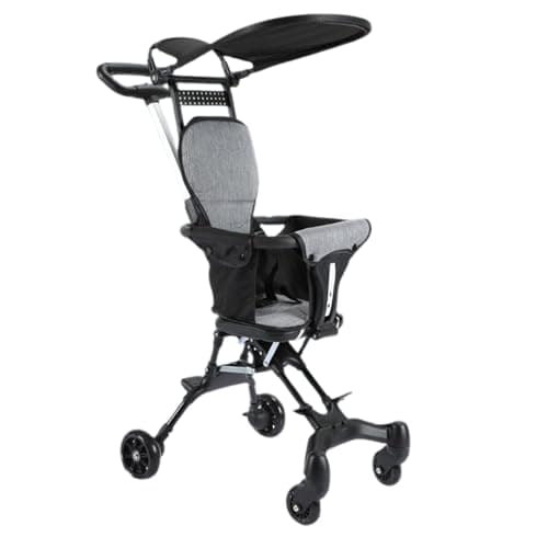 Child Travel Pushchair - Portable Baby Carriage, Kids Walker Stroller | Lightweight Toddlerr Stroller, Toddler Rolling Walker for Short Trip, Traveling, Park Visits, and Daily Convenience