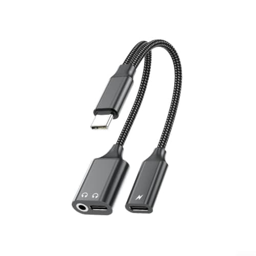 Travel USB C Headphone Compact Size Travel USB C Headphone Compact(Gray) — view 3