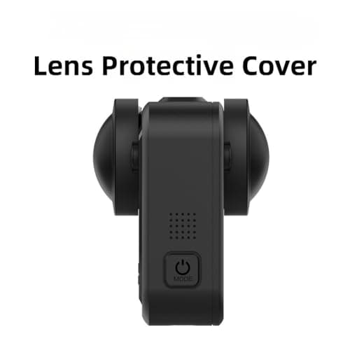LatoYard 2 Pack Silicone Lens Cap for GoPro Max 2, Protective Rubber Cover for Sports Camera, Durable Scratch Resistant Shell, Lightweight Black Accessory — view 6