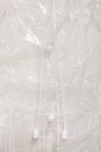 Mountain Warehouse Packaway Clear Rain Jacket Off White M-L — view 3