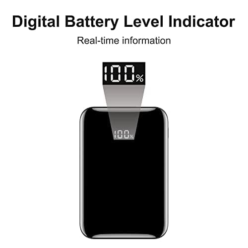 OKZU 5V 2A Power Bank for Gilet Vest Battery Pack, 10000mAh Packet Size LED Display Portable Charge for Heated Clothing, USB Heated Blanket, Coat — view 4