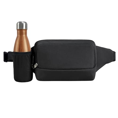 Travelon Unisex-Adult Anti-Theft Classic Waist Pack, Black, One Size — view 2