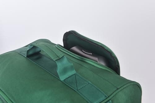 CHARKHAH Hand Luggage Case Travel Bag Trolley on Wheels Carry-Ons Flight Approved Cabin Suitcase 1.45 kg Lightweight Suitcases Large 37 Liter Bags Size 50 cm x 35 cm x 20 cm (HD-B-Green) — view 6