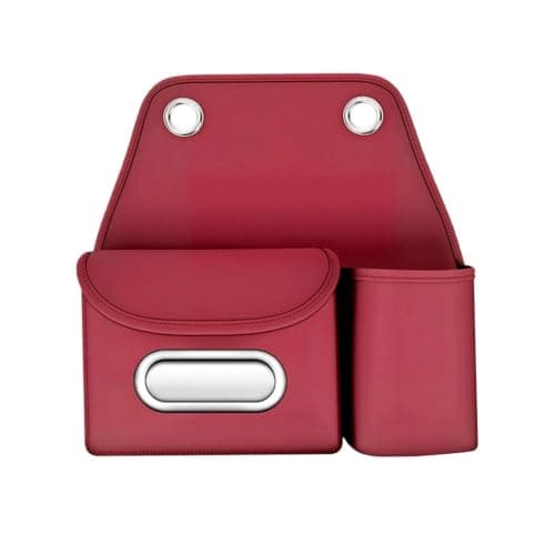 Back Seat Car Organizer - PU Leather | Tissue Box Cup Holder Storage