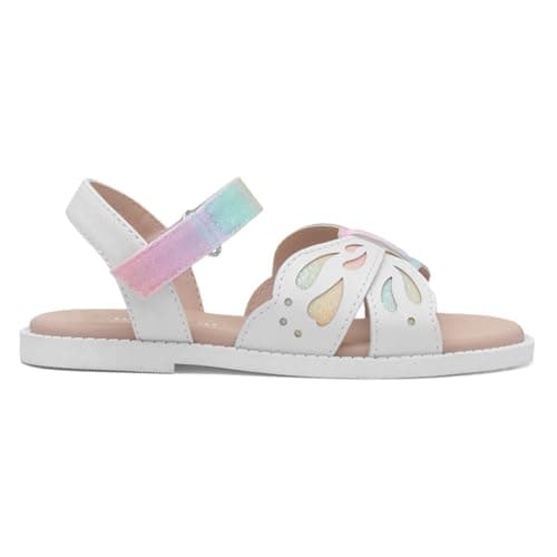 Walkright Cadi Girls Multi Butterfly Flat Sandal - Size 10 Child UK - Multicolour — view 2