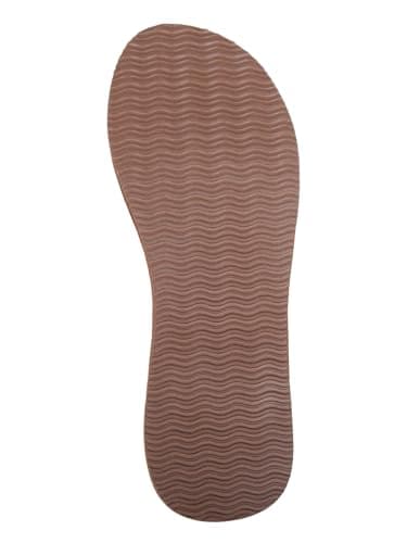 Two Bare Feet Women's Flip Flops – Comfortable Lightweight Beach Sandals, Non-Slip Sole, Waterproof Summer Sliders – Perfect for Holiday, Pool & Casual Wear (Blossom (Brown), 6) — view 6