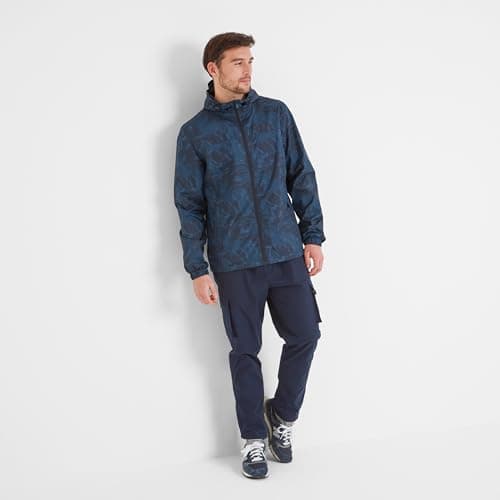 TOG24 Craven Mens Windproof Breathable Waterproof Jacket, Packaway Hood Zip — view 2