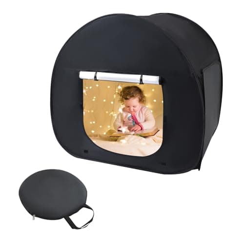 Takezuaa Sensory Tent Pop up Black Out Tents Calms Corner for Anxiety Children,Kids Pop up Tent Indoors to Play and Relax,Sensory Toys Helps With Autism,SPD,Anxiety & Improve Focus,110cm — view 2