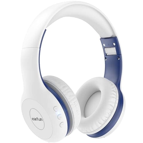 EarFun K2 Kids Headphones Wireless with Mic 45H Playtime, Volume Limit