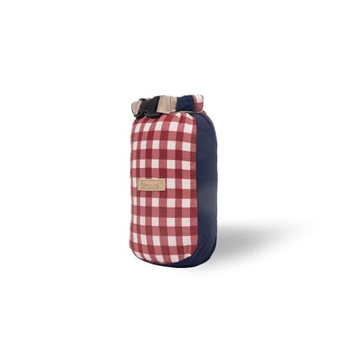 Gravel UltraPak™ Packable Insulated Travel Blanket – Lightweight Outdoor Blanket, Water-Resistant, Compact 20D Nylon with Snap Closure for Camping, Hiking & Travel, Gingham — view 5
